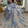 SE002-3 Tulle Lace Quinceanera Dresses Princess Ball Gown Sweet 16 Party Dresses