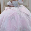 SE009-1 Gorgeous Glittery Tulle Appliqued Quinceanera Dresses Off Shoulder Sweet 16 Party Gowns